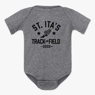 Saint Ita's School Track and Field Baby Onesie