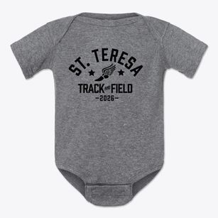 Saint Teresa High School Track and Field Baby Onesie