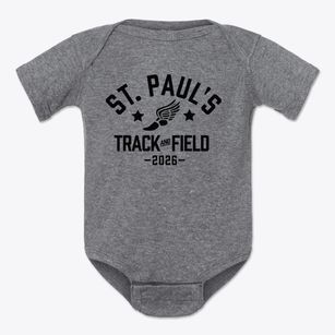 Saint Paul's Lutheran School Track and Field Baby Onesie