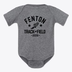 Fenton High School Track and Field Baby Onesie