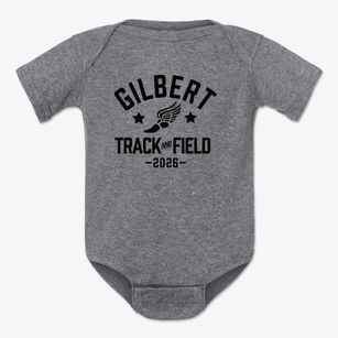 Gilbert Elementary School Track and Field Baby Onesie