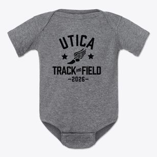 Utica School Track and Field Baby Onesie