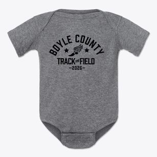 Boyle County Middle School Track and Field Baby Onesie