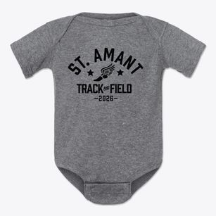 Saint Amant Middle School Track and Field Baby Onesie