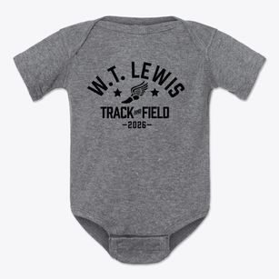 W.t. Lewis Elementary School Track and Field Baby Onesie