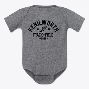 Kenilworth Elementary School Track and Field Baby Onesie