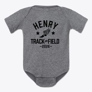 Henry Whittemore Elementary School Track and Field Baby Onesie