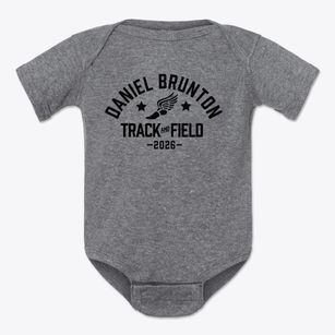 Daniel Brunton Elementary School Track and Field Baby Onesie