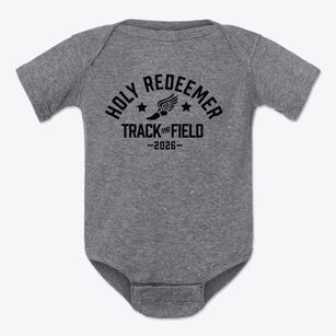 Holy Redeemer Parish Track and Field Baby Onesie