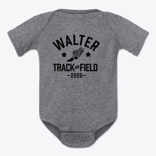 Walter White Pre Primary School Track and Field Baby Onesie