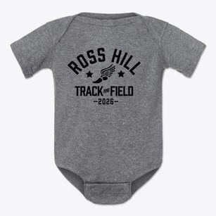Ross Hill Junior Academy Track and Field Baby Onesie