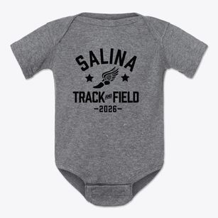 Salina Intermediate School Track and Field Baby Onesie