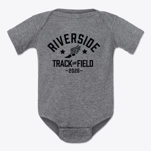 Riverside High School Track and Field Baby Onesie