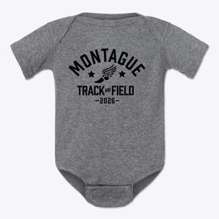 Montague High School Track and Field Baby Onesie