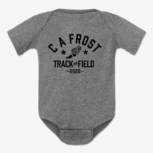 C A Frost School Track and Field Baby Onesie