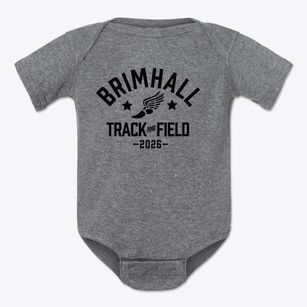 Brimhall Elementary School Track and Field Baby Onesie