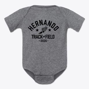 Hernando High School Track and Field Baby Onesie