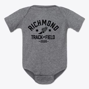 Richmond Intermediate School Track and Field Baby Onesie
