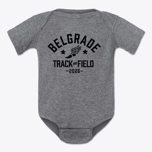 Belgrade High School Track and Field Baby Onesie