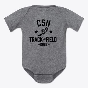 Csn Track and Field Baby Onesie