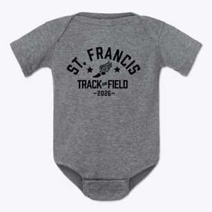 Saint Francis De Sales School Track and Field Baby Onesie