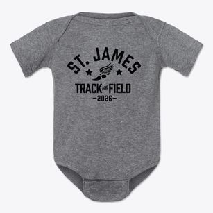 Saint James School Track and Field Baby Onesie