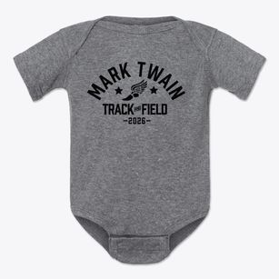 Mark Twain Middle School Track and Field Baby Onesie