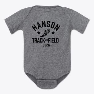 Hanson Place Sda Elementary School Track and Field Baby Onesie
