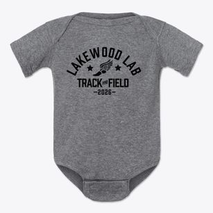 Lakewood Accelerated Lab School Track and Field Baby Onesie