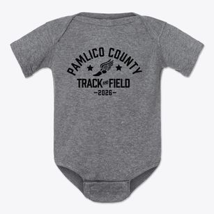Pamlico County Middle School Track and Field Baby Onesie