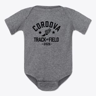 Cordova Elementary School Track and Field Baby Onesie