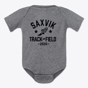 Saxvik Elementary School Track and Field Baby Onesie