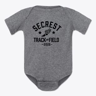 Secrest Elementary School Track and Field Baby Onesie
