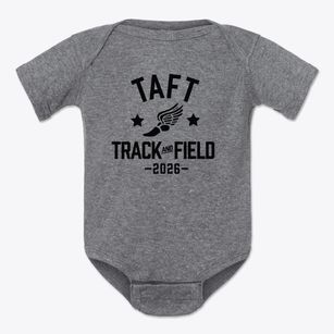 Taft High School Track and Field Baby Onesie
