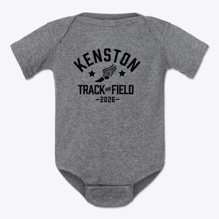 Kenston Middle School Track and Field Baby Onesie