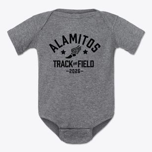 Alamitos Intermediate School Track and Field Baby Onesie