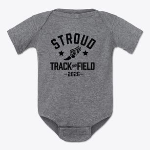 Stroud High School Track and Field Baby Onesie