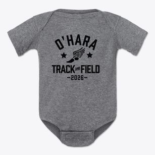 O'hara Catholic School Track and Field Baby Onesie