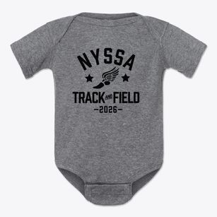 Nyssa Middle School Track and Field Baby Onesie