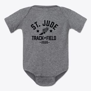 Saint Jude School Track and Field Baby Onesie
