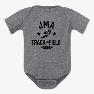 Jean Massieu Academy Track and Field Baby Onesie
