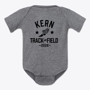 Kern Workforce 2000 Academy Track and Field Baby Onesie
