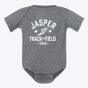 Jasper High School Track and Field Baby Onesie