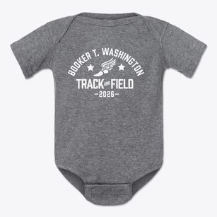 Booker T. Washington High School Track and Field Baby Onesie