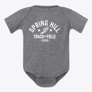 Spring Hill Elementary School Track and Field Baby Onesie