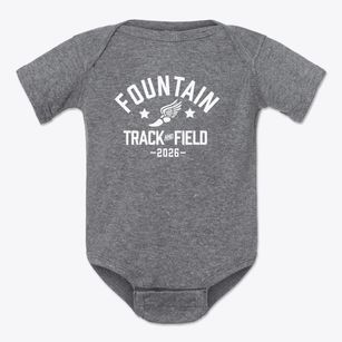 Fountain Primary School Track and Field Baby Onesie