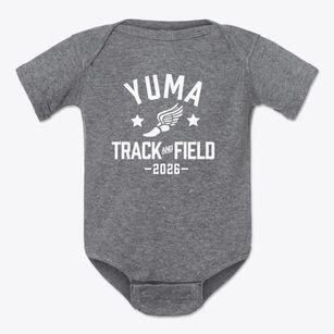Yuma Middle School Track and Field Baby Onesie