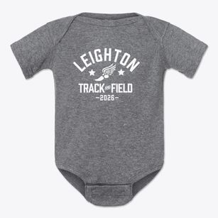 Leighton Elementary School Track and Field Baby Onesie