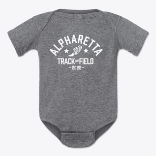 Alpharetta Christian School Track and Field Baby Onesie