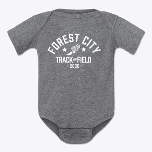 Forest City Elementary School Track and Field Baby Onesie